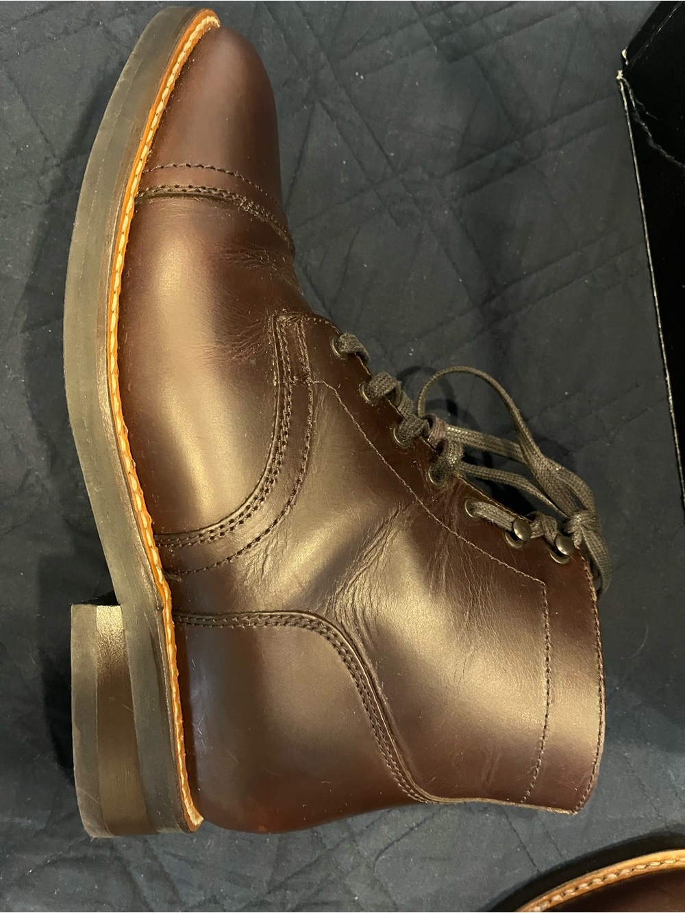 Thursday Boot Co. Captain Cap-Toe Boots - Dark Brown - Size 9.5 - EXCELLENT ! - Picture 7 of 14
